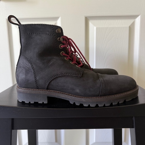 Portland Leather Patina Breaker Boot Shadow Black Mens 9.5 - Picture 1 of 7